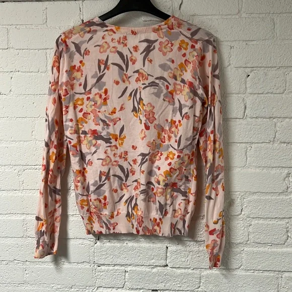 H&M Floral 100% Cotton Button Up Cardigan - Picture 6 of 8